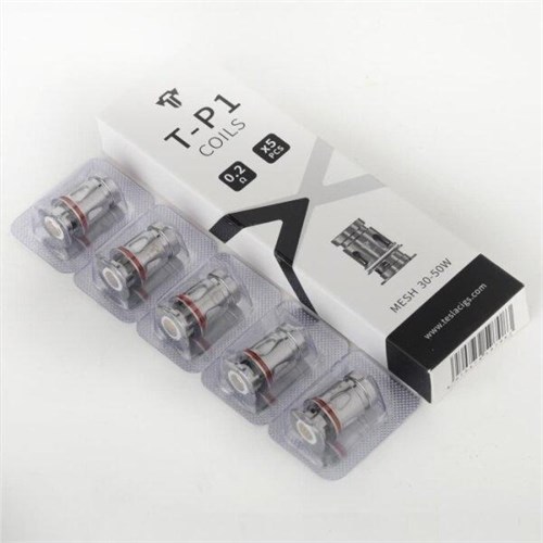 Сменный испаритель Teslacigs T-P1 Coils 0.2 ohm (5 шт. в упак.) 5017 - фото 15297