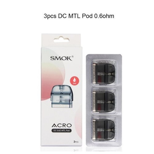 Картридж SMOK ACRO DC 0.6 Ом MTL (в упак. 3шт) 5067 - фото 15382