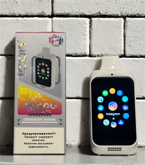 Icon 40000 - 40000 затяжек с сенсорным экраном, играми и соцсетями, динамиком, возможностью регулировать мощность, ставить пароль 5454