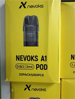 Картриджи Nevoks A1 0.8 Ом, 3 мл, 1 пачка, 3 штуки 5630