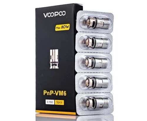 Испарители Voopoo PnP-VM6 Mesh (DRAG S/X) 60-80W PNP-VM6 (в уп 5шт.) 2805 - фото 8944