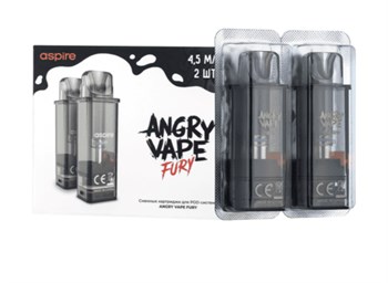 Картридж Angry Vape Fury (0.8 Ом 4.5ml 2 шт) 3304