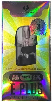 Картридж Lost Vape E-Plus Cartridge 3ml 0.3Ohm (в упак. 3 шт.) 5062