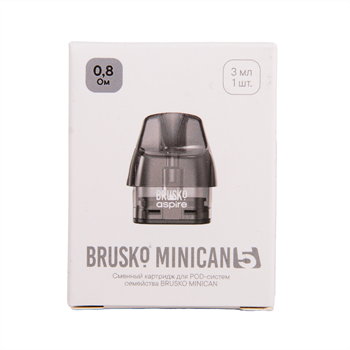 Картридж к электронной системе BRUSKO Minican 5 (упак. 1шт.) 0,8Ом 5379
