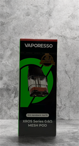Картриджи для Vaporesso Xros 1 / 2 / mini / Nano/ 3 / 3 mini / 3 pro / cube / 4 / 4 mini / 5 / 5 mini / 6 / 6 mini 0,6 Ом, Top Fill, с верхней заправкой 3 мл, 4 шт. 5640