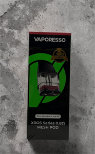 Картриджи для Vaporesso Xros 1 / 2 / mini / Nano/ 3 / 3 mini / 3 pro / cube / 4 / 4 mini / 5 / 5 mini / 6 / 6 mini 0,8 Ом, Top Fill, с верхней заправкой 3 мл, 4 шт. 5809